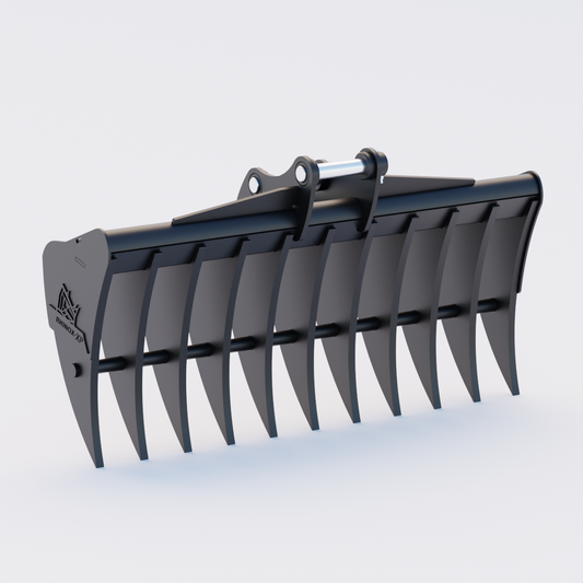 Hitachi ZX55 Land Rake 60" / 1500mm Front