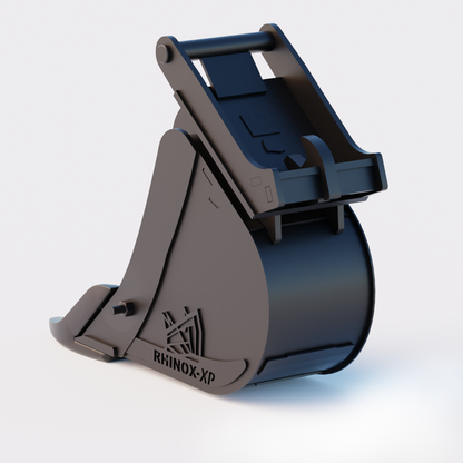 Rhinox Utility Bucket with Unitusk Blade To Suit Safelock SL35 Hitch - 12" / 300mm