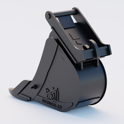 Rhinox Utility Bucket with Unitusk Blade To Suit Safelock SL35 Hitch - 12" / 300mm Back