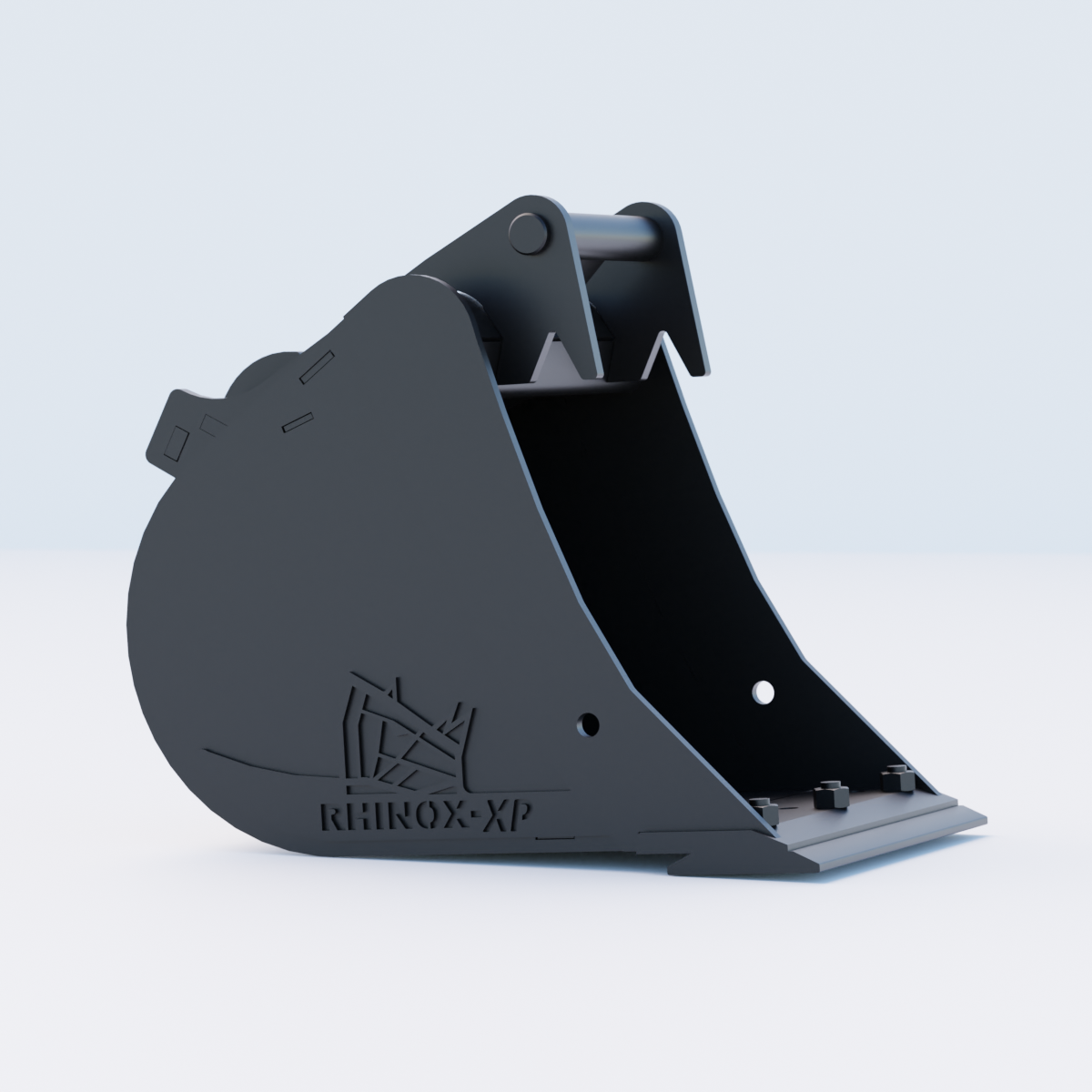 Rhinox Digging Bucket To Suit  Safelock SL35 Hitch - 18" - Bladed Bucket Side | Rhinox Group UK