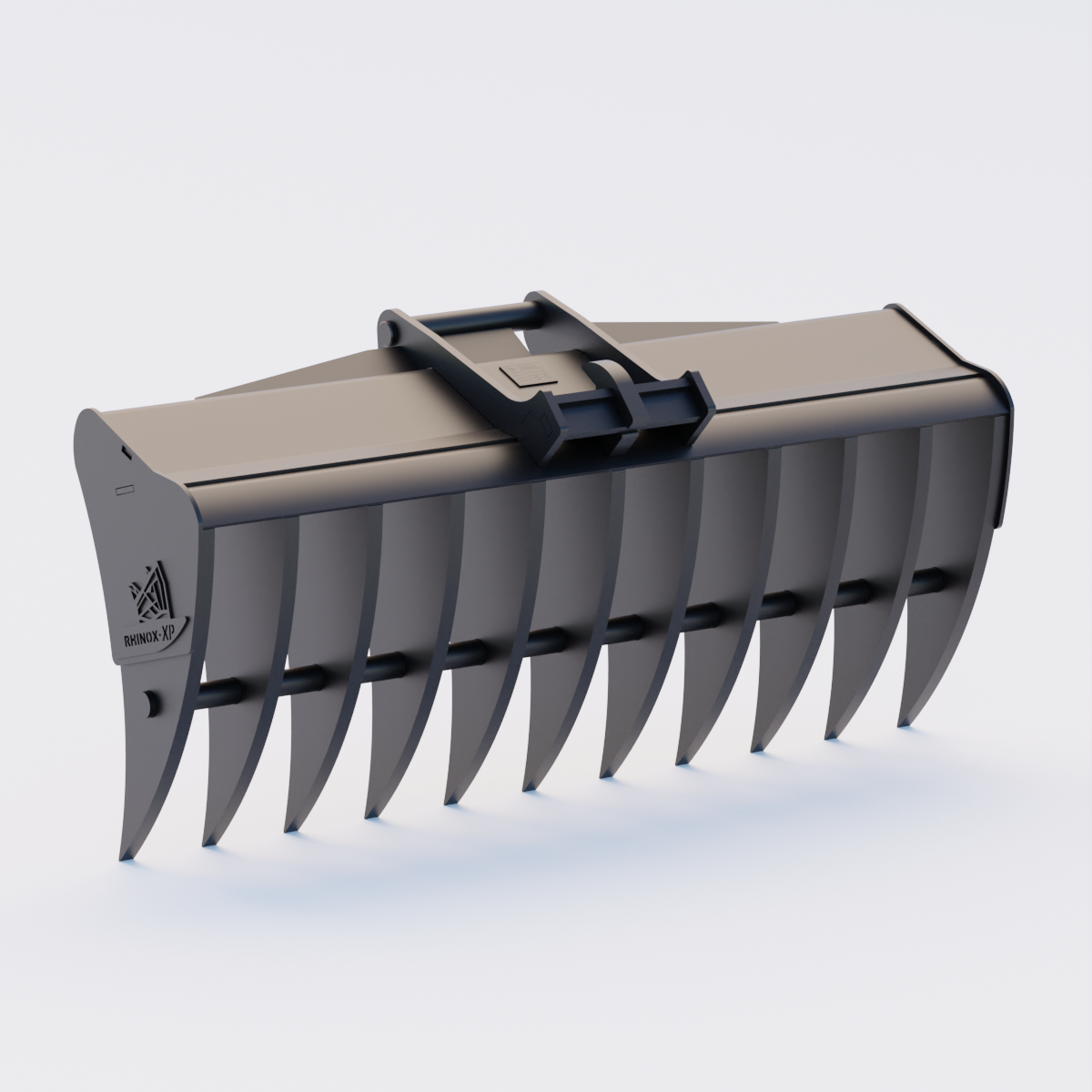 Rhinox Land Rake To Suit Safelock SL35 Hitch - 60" / 1500mm Back