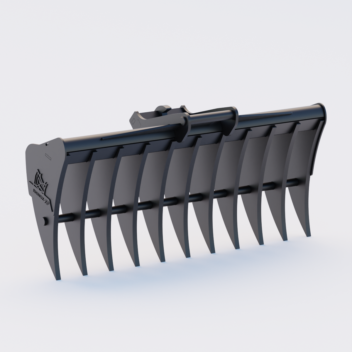 Rhinox Land Rake To Suit Safelock SL35 Hitch - 60" / 1500mm Front