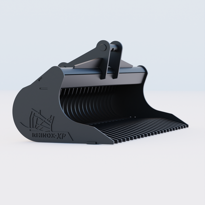 5V Rake Riddle Bucket - 60" / 1500mm Side