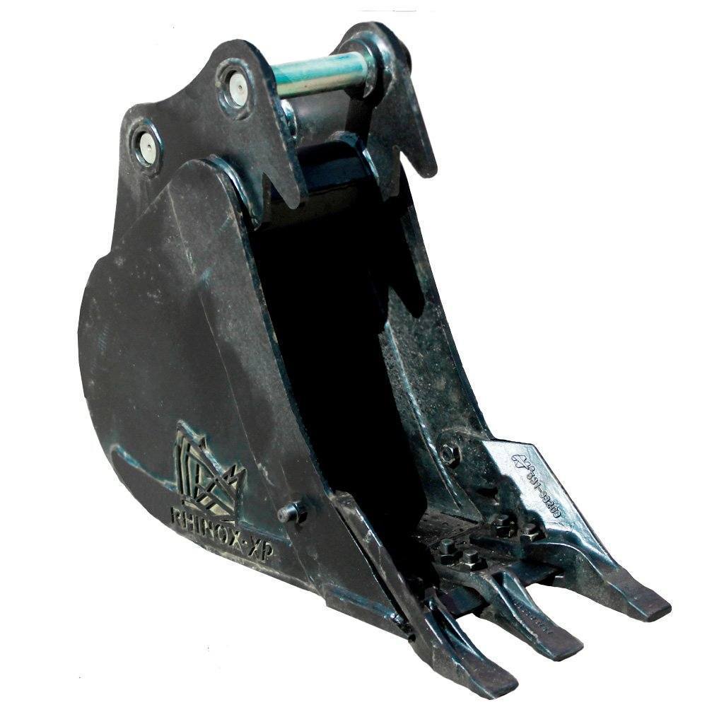 Kobelco SK45SR Digging Bucket - 12" / 300mm - Toothed Bucket Front | Rhinox Group UK