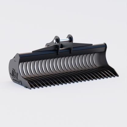 Takeuchi TB295W Rake Riddle Bucket - 60" / 1500mm Front