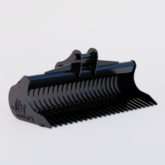 Hitachi ZX95 Rake Riddle Bucket