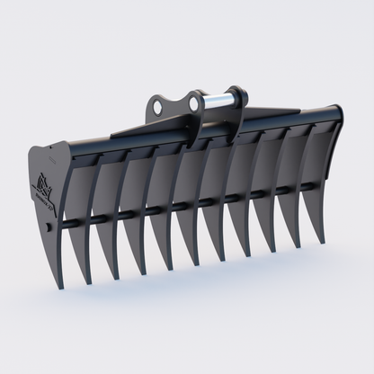 Volvo ECR88D Land Rake 60" / 1500mm Front