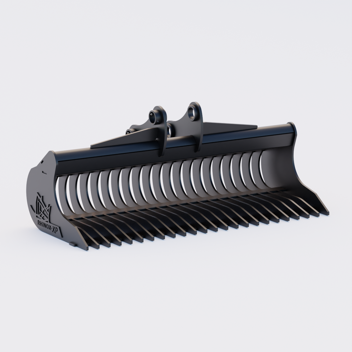 Volvo ECR88D 60" Rake Riddle Bucket - 60" / 1500mm Front