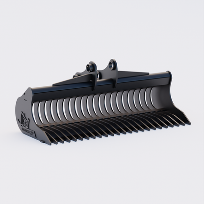 Volvo ECR88D 60" Rake Riddle Bucket - 60" / 1500mm Front