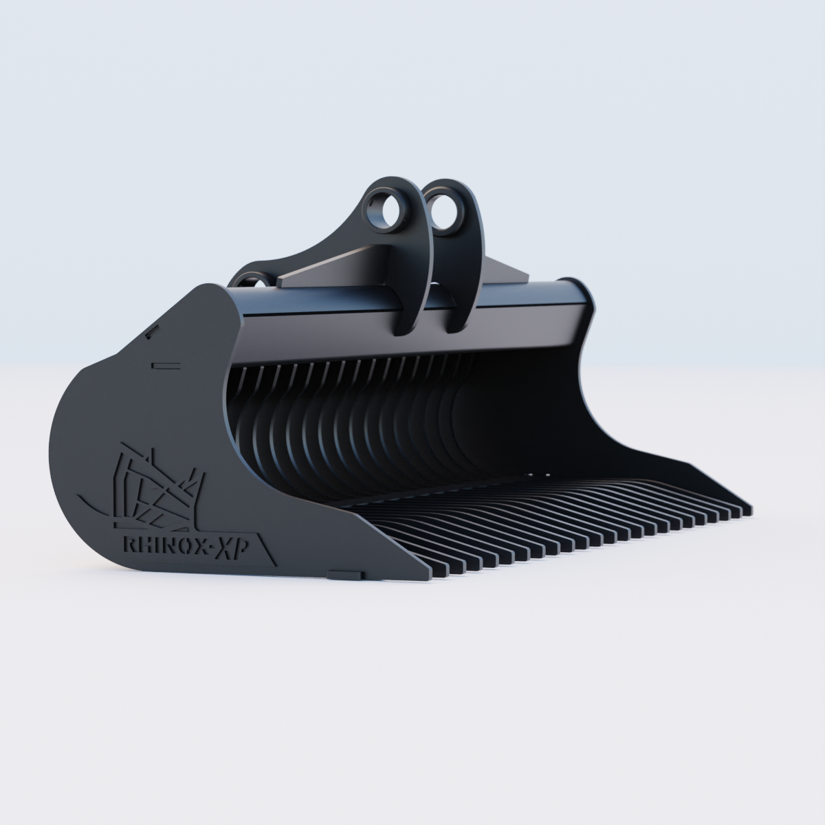 Volvo ECR88D 60" Rake Riddle Bucket - 60" / 1500mm Back