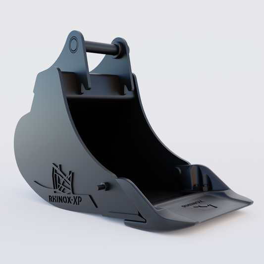 Kobelco SK85 Utility Bucket with Unitusk Blade - 18" / 450mm | Rhinox Group UK