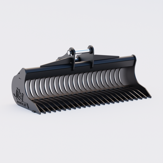XCMG XE80E 60" Rake Riddle Bucket - 60" / 1500mm Front