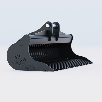 XCMG XE80E 60" Rake Riddle Bucket - 60" / 1500mm Side