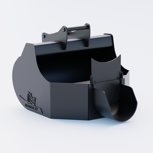 S45 Tilt Rotator Concrete Pouring Bucket Front