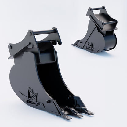 S45 Tilt Rotator Digging Bucket - 12" / 300mm, 5-7 Ton / Toothed