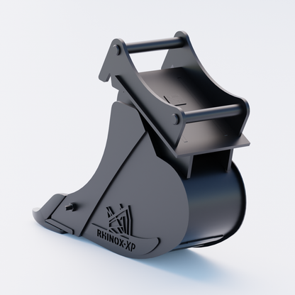 S45 Tilt Rotator Utility Bucket with Unitusk Blade - 12" / 300mm Back