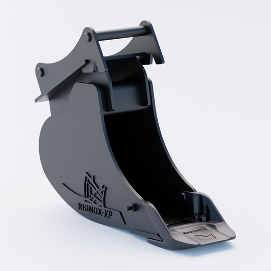 S45 Tilt Rotator Utility Bucket with Unitusk Blade - 12" / 300mm Front
