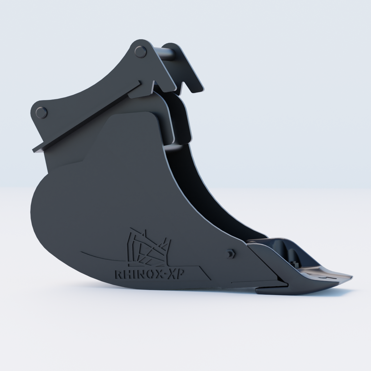 S45 Tilt Rotator Utility Bucket with Unitusk Blade - 12" / 300mm Side