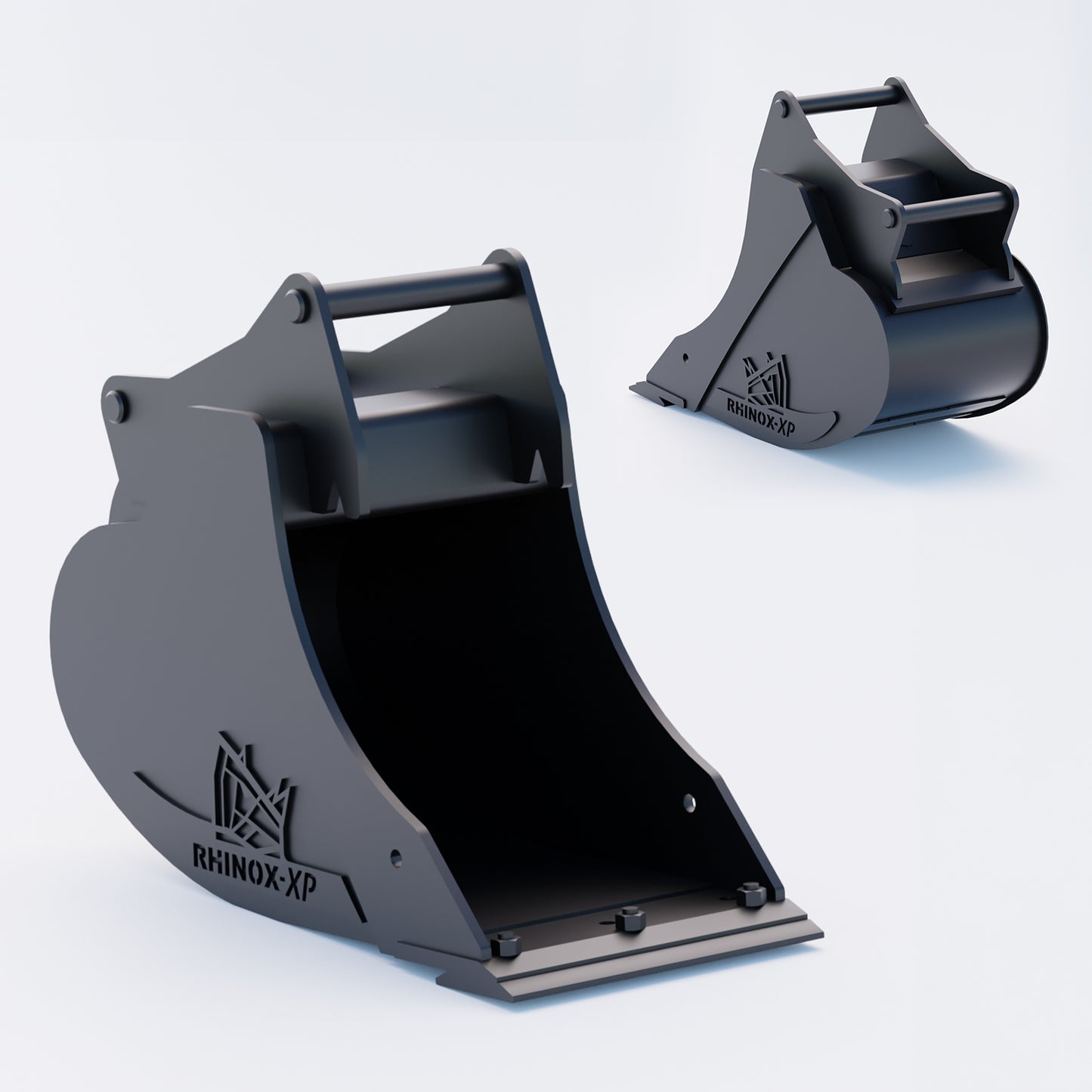 S45 Tilt Rotator Digging Bucket - 18" / 450mm, 5-7 Ton / Bolt-On Blade