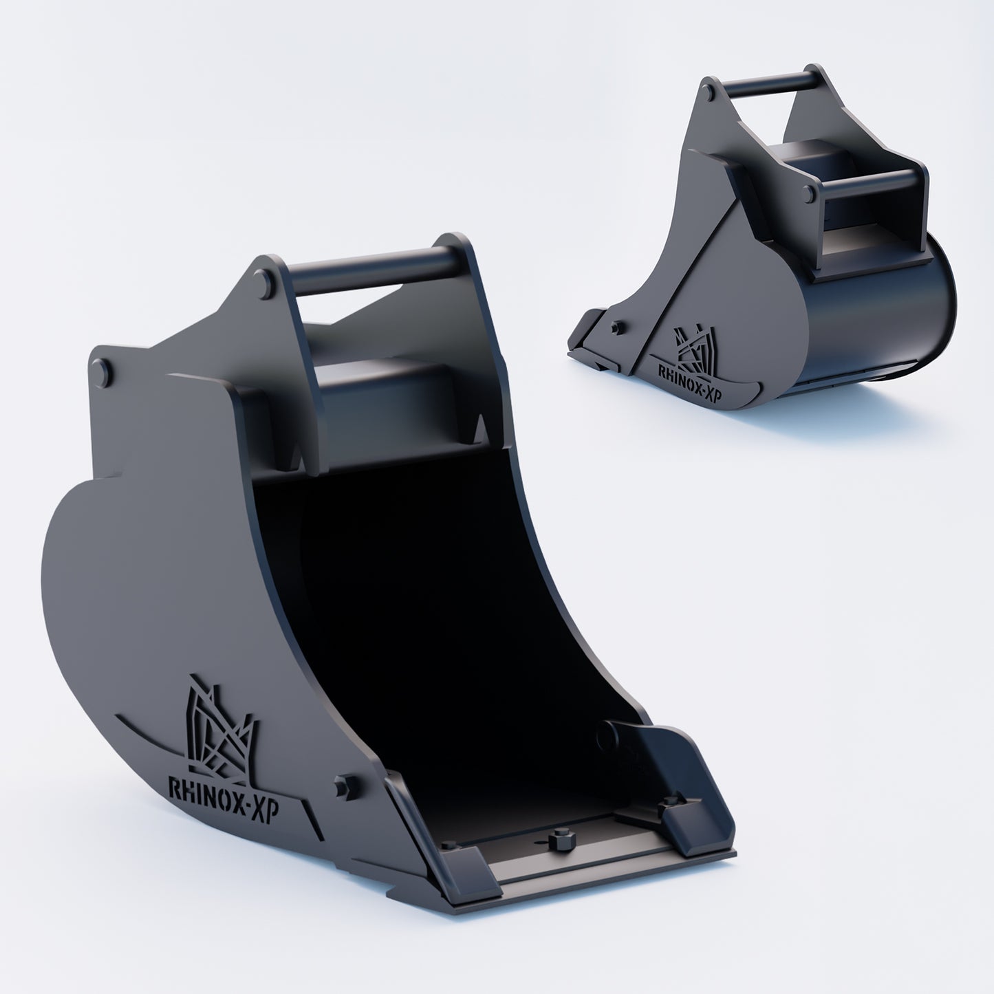 S45 Tilt Rotator Digging Bucket - 18" / 450mm, 5-7 Ton / Blade & Side Protectors