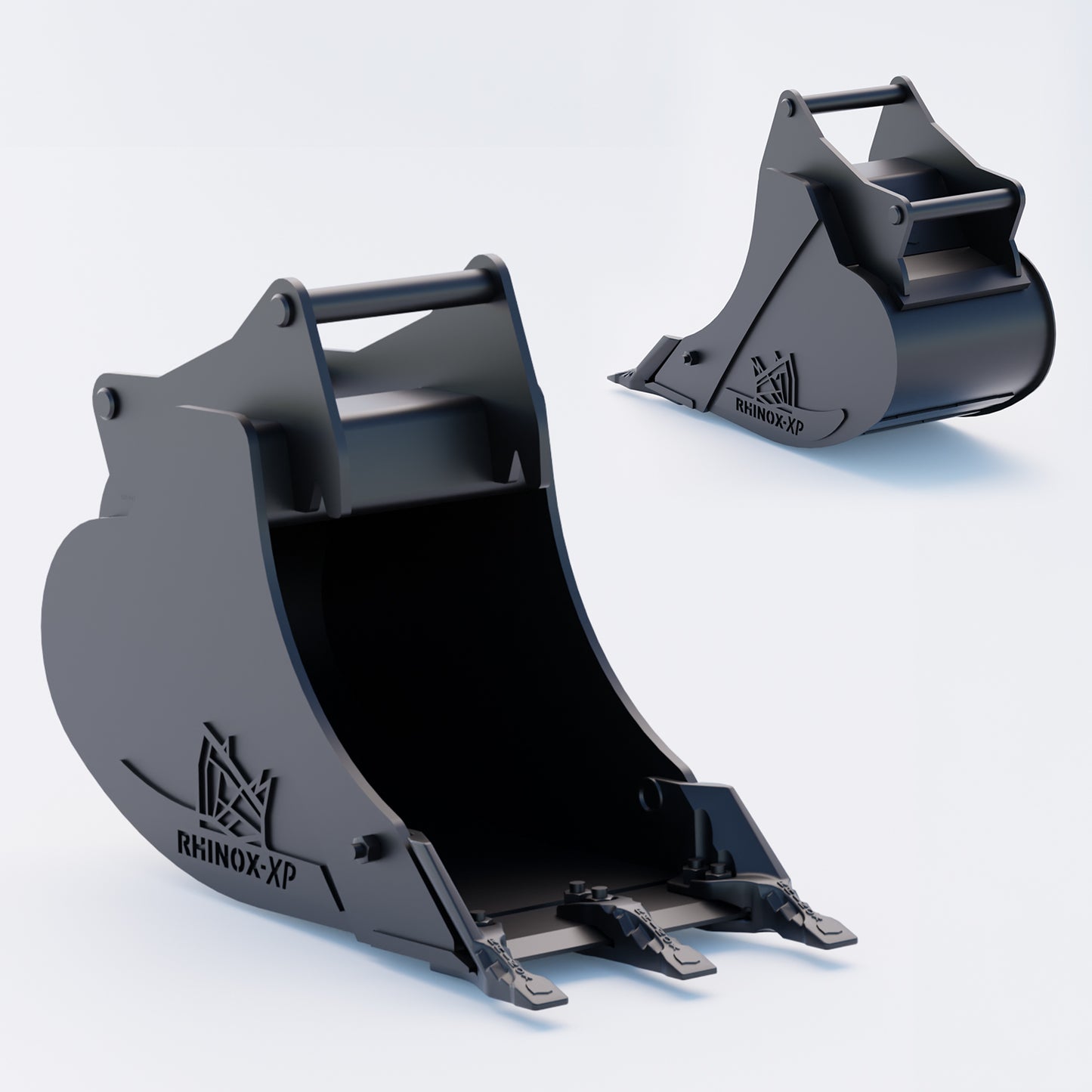 S45 Tilt Rotator Digging Bucket - 18" / 450mm, 5-7 Ton / Toothed