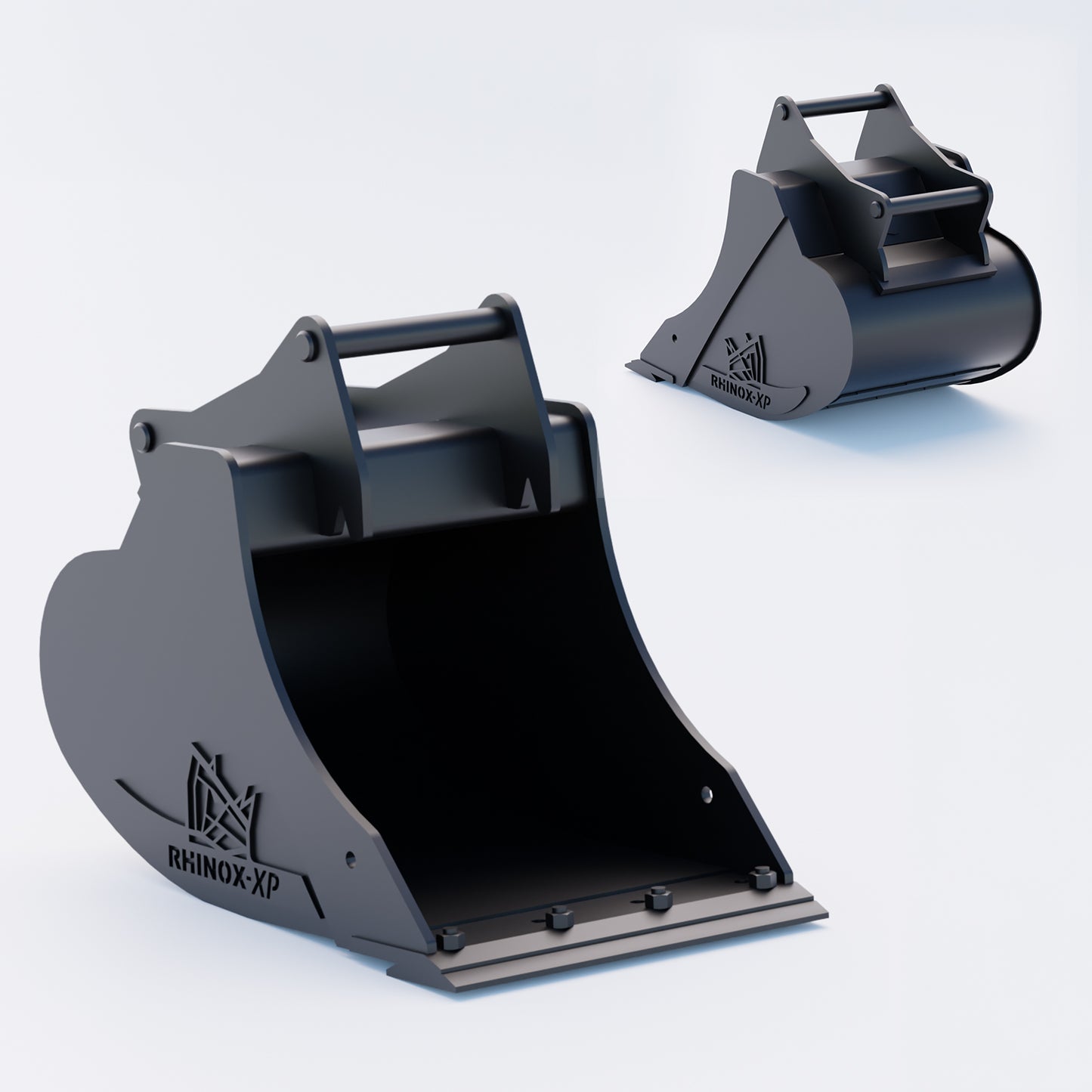 S45 Tilt Rotator Digging Bucket - 24" / 600mm, 5-7 Ton / Bolt-On Blade