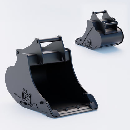 S45 Tilt Rotator Digging Bucket - 24" / 600mm, 5-7 Ton / Blade & Side Protectors