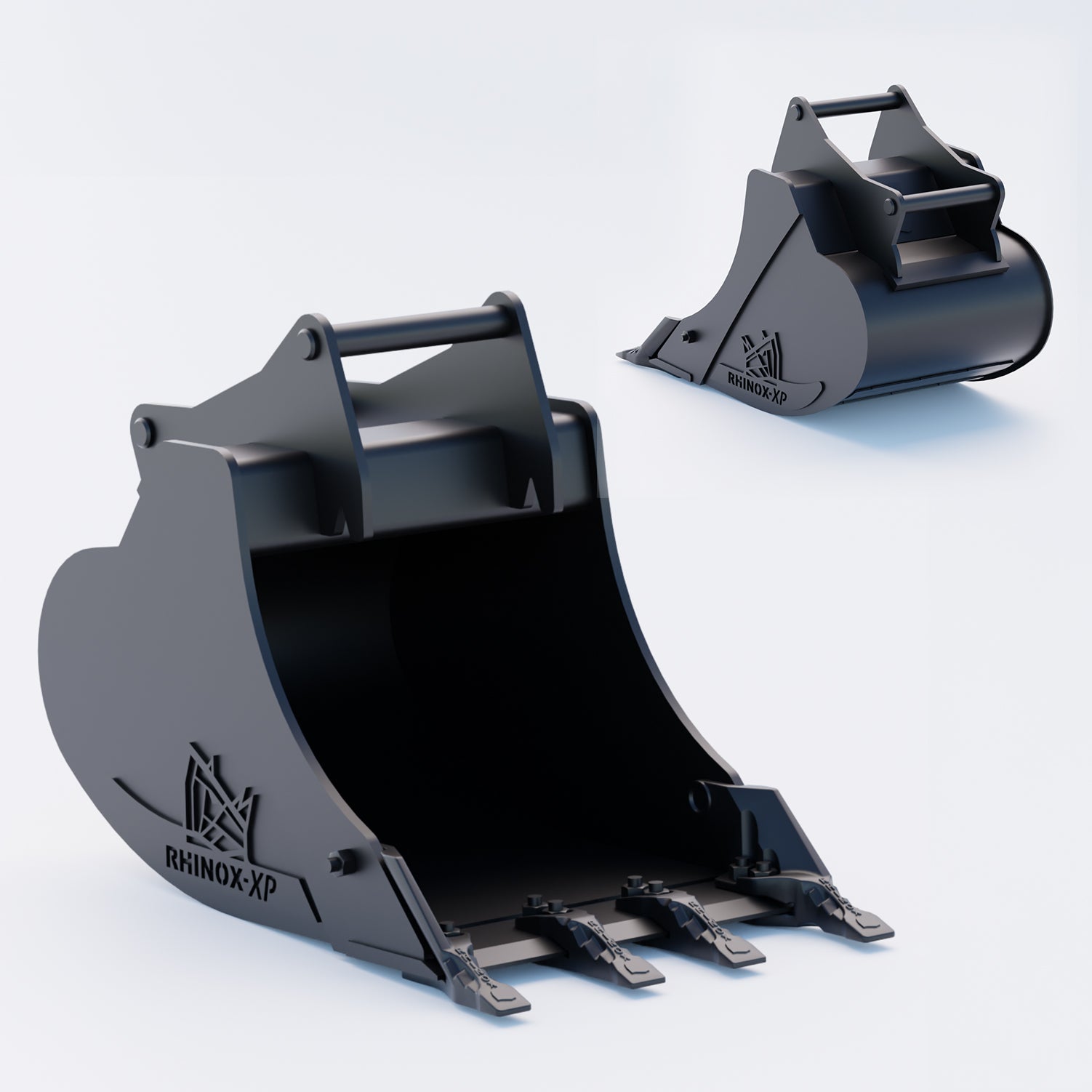 S45 Tilt Rotator Digging Bucket - 24" / 600mm, 5-7 Ton / Toothed