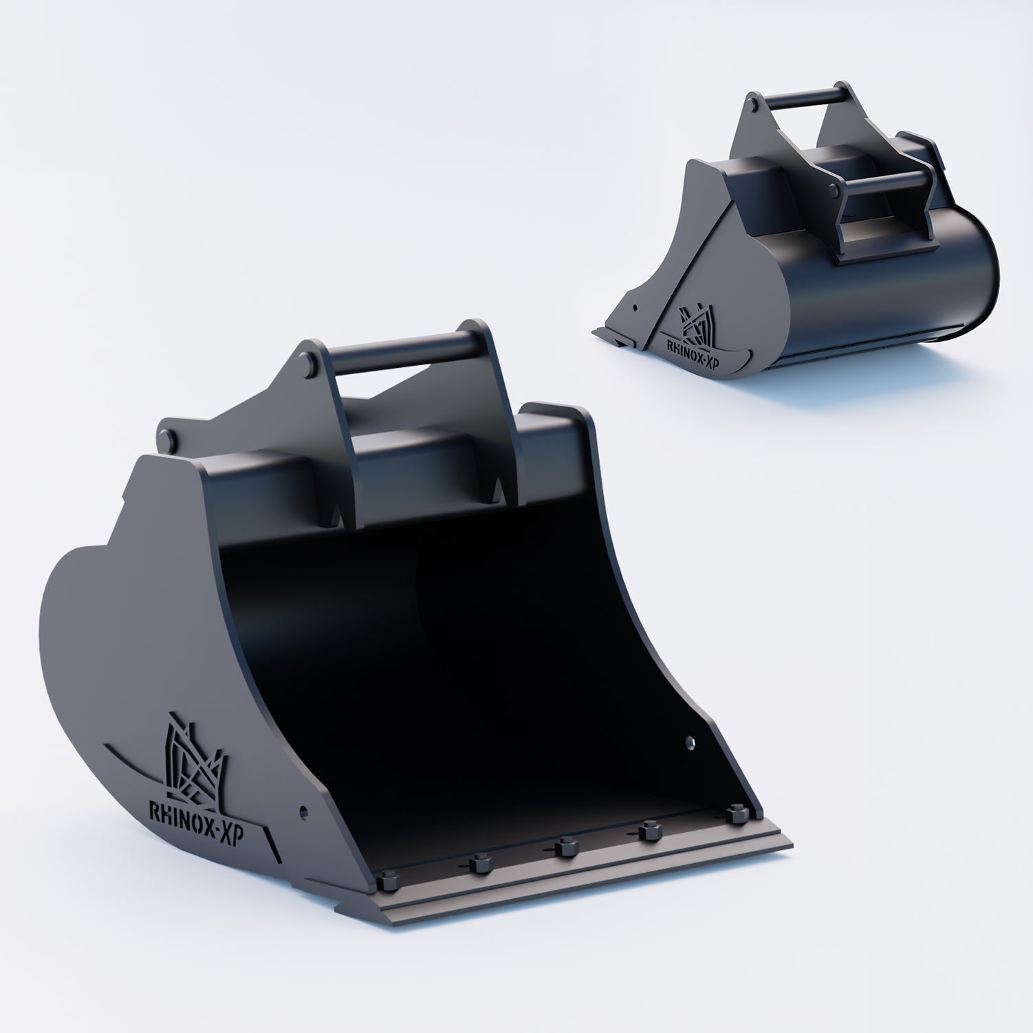 S45 Tilt Rotator Digging Bucket - 30" / 750mm, 5-7 Ton / Bolt-On Blade