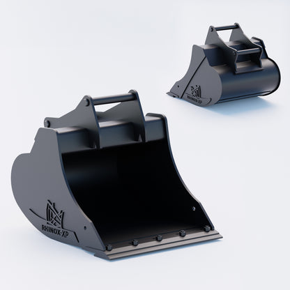 S45 Tilt Rotator Digging Bucket - 30" / 750mm, 5-7 Ton / Bolt-On Blade