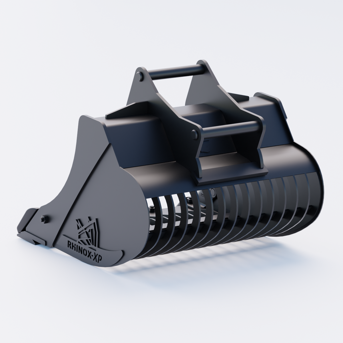 S45 Tilt Rotator Riddle Bucket - 36" / 900mm, 5-7 Ton / Blade & Side Protectors, Back
