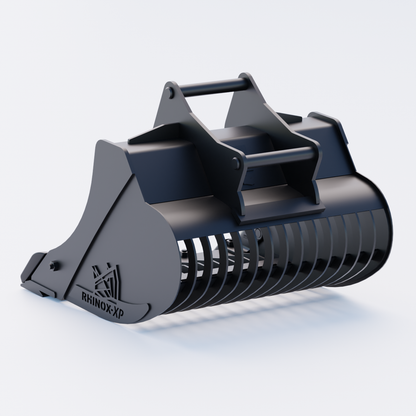 S45 Tilt Rotator Riddle Bucket - 36" / 900mm, 5-7 Ton / Blade & Side Protectors, Back