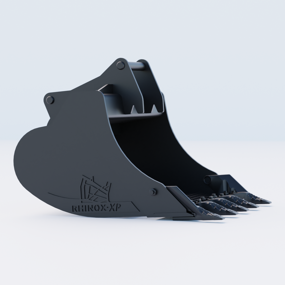 S45 Tilt Rotator Riddle Bucket - 36" / 900mm, 5-7 Ton / Toothed, Side