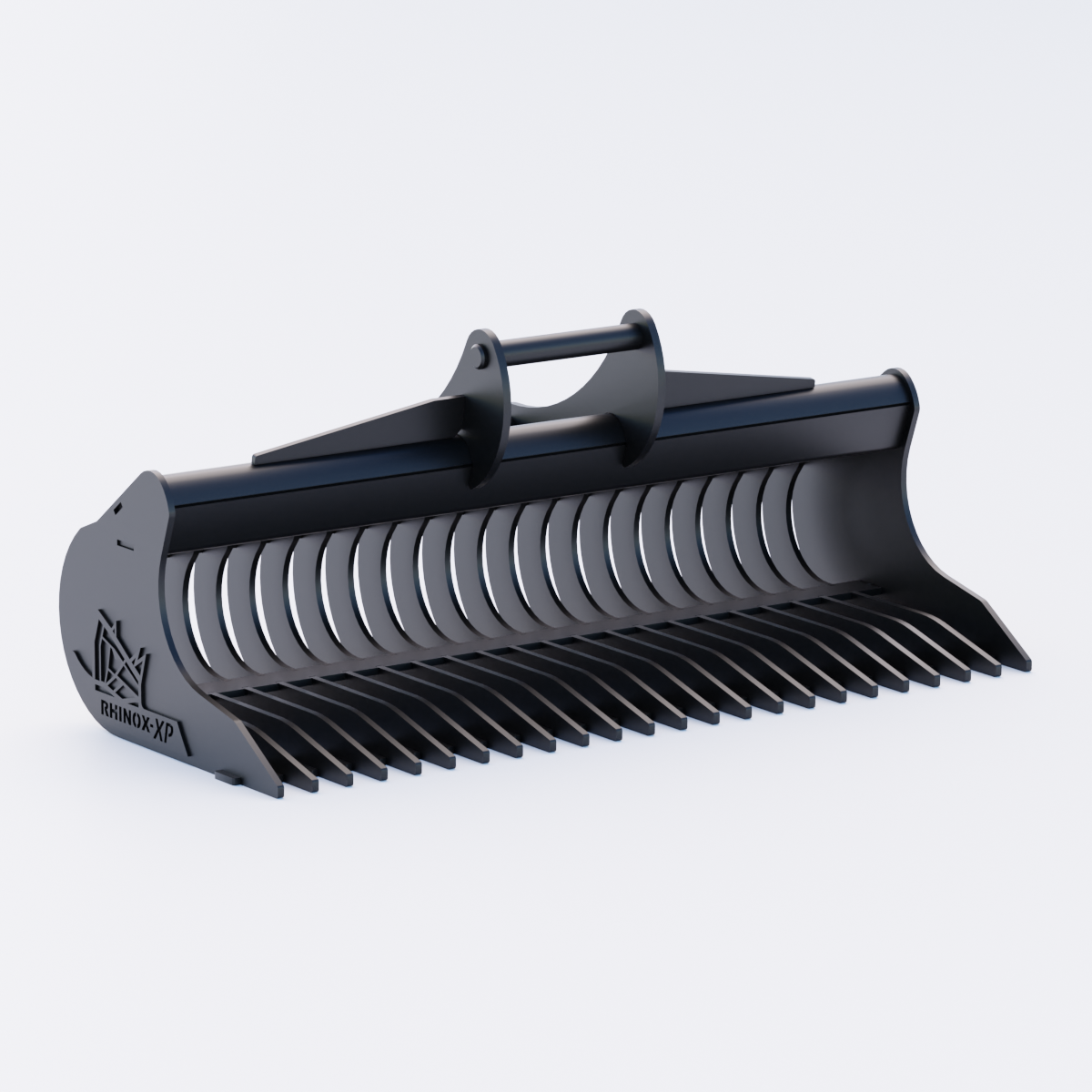 S45 Tilt Rotator Rake Riddle Bucket - 60" Front