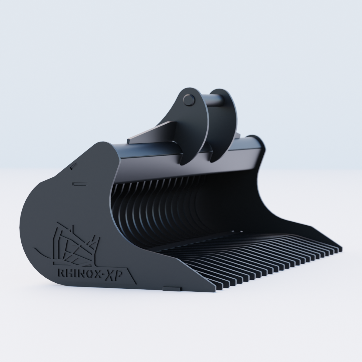 S45 Tilt Rotator Rake Riddle Bucket - 60" Side