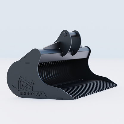 S45 Tilt Rotator Rake Riddle Bucket - 60" Side