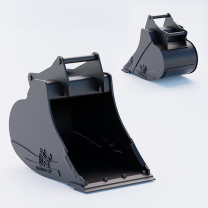 S45 Tilt Rotator Digging Bucket - 24" / 600mm, 8-9 Ton / Bolt-On Blade
