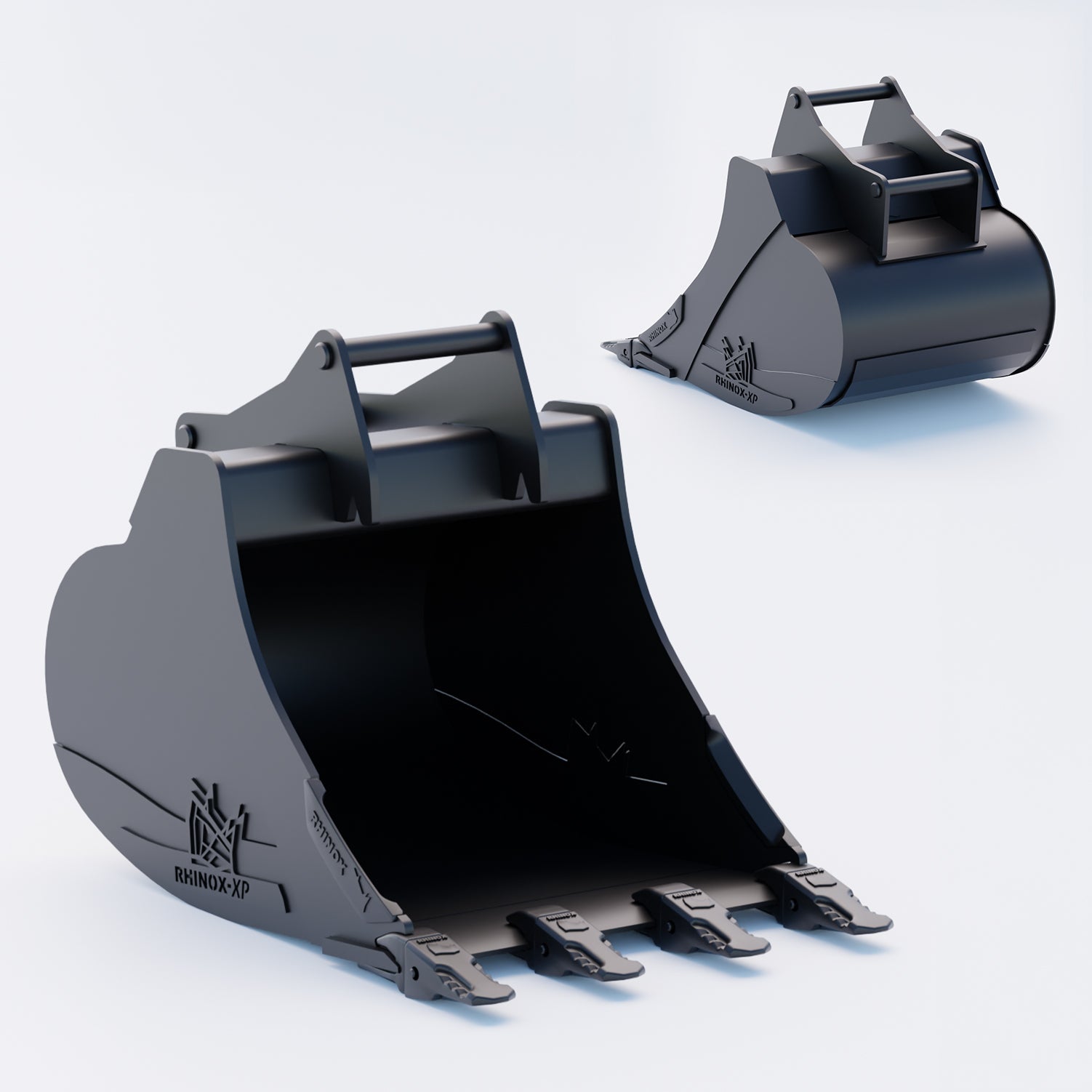 S45 Tilt Rotator Digging Bucket - 30" / 750mm, 8-9 Ton / Toothed