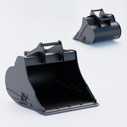 S45 Tilt Rotator Digging Bucket - 36" / 900mm, 8-9 Ton / Bolt-On Blade