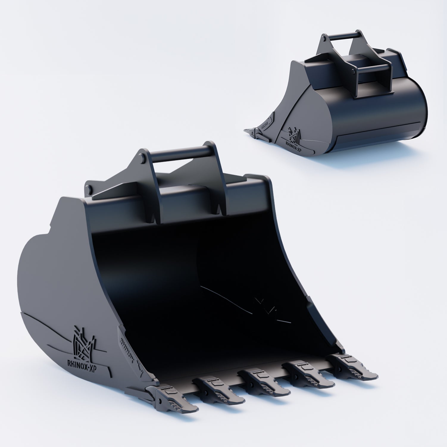 S45 Tilt Rotator Digging Bucket - 36" / 900mm, 8-9 Ton / Toothed