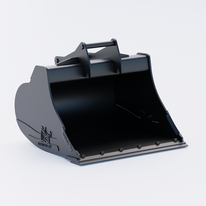 S45 Tilt Rotator Digging Bucket - 42" / 1050mm, 8-9 Ton / Bolt-On Blade, Front