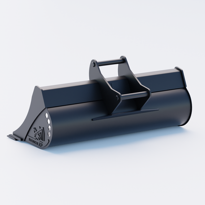 S45 Tilt Rotator Grading Bucket - 60" / 1500mm, 8-9 Ton / Bolt on Blade, Back