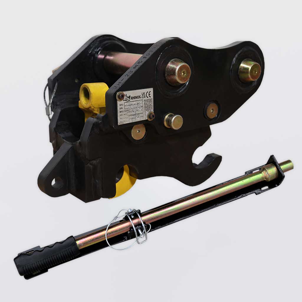 Wacker Neuson ET18 Manual Quick Hitch Side Angle