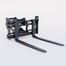 S60 Tilt Rotator Pallet Forks