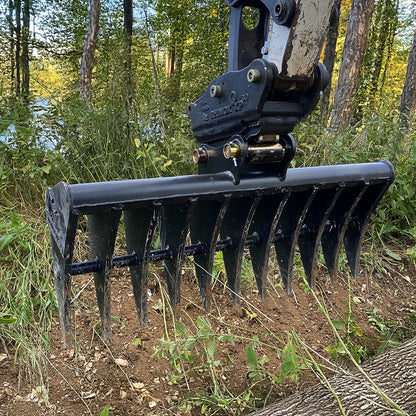 Volvo ECR58D Land Rake 60" / 1500mm Lifestyle Image 5