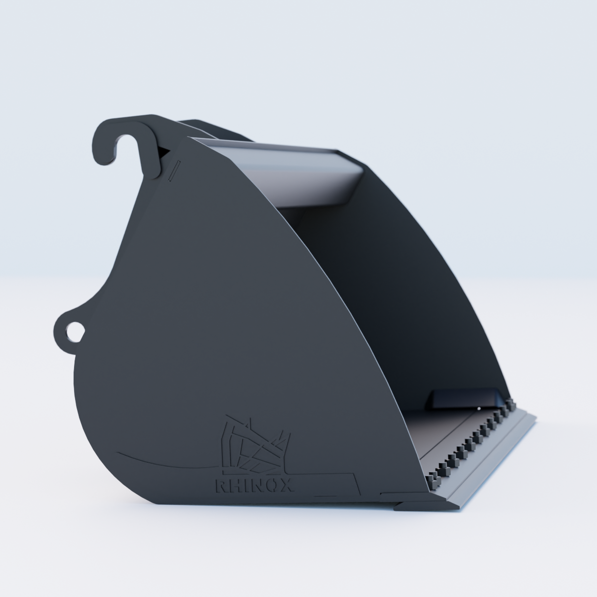 CAT (Caterpillar) Telehandler Bucket - 90" wide / 1 cubic metre capacity side, bolt-on blade