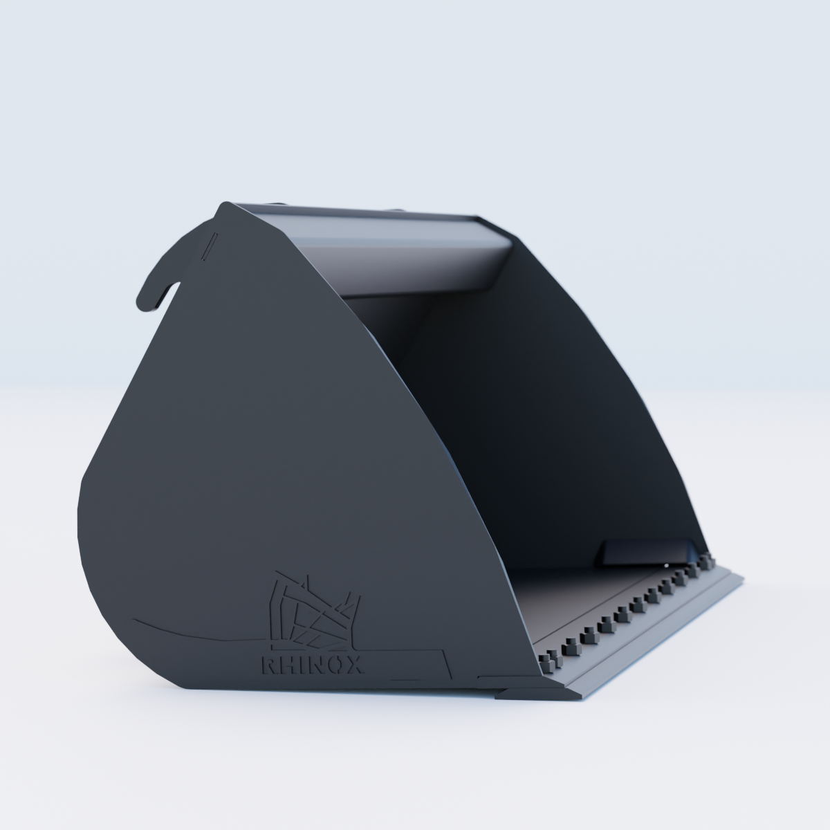 Merlo P25.6 Telehandler Bucket - 90" wide / 1 cubic metre capacity side, bolt-on blade