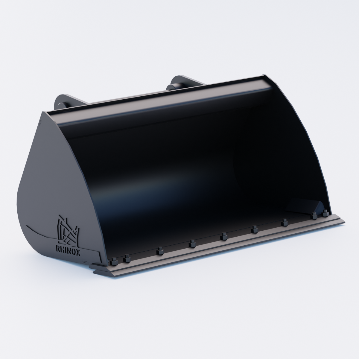 Manitou MT420 Telehandler Bucket - 60" wide / 0.5 cubic metre capacity front, bolt-on blade