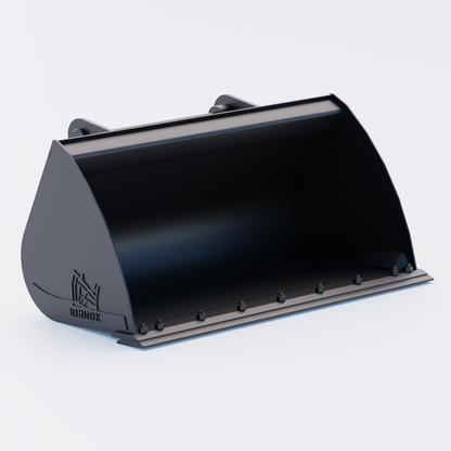 Manitou MT420 Telehandler Bucket - 60" wide / 0.5 cubic metre capacity front, bolt-on blade