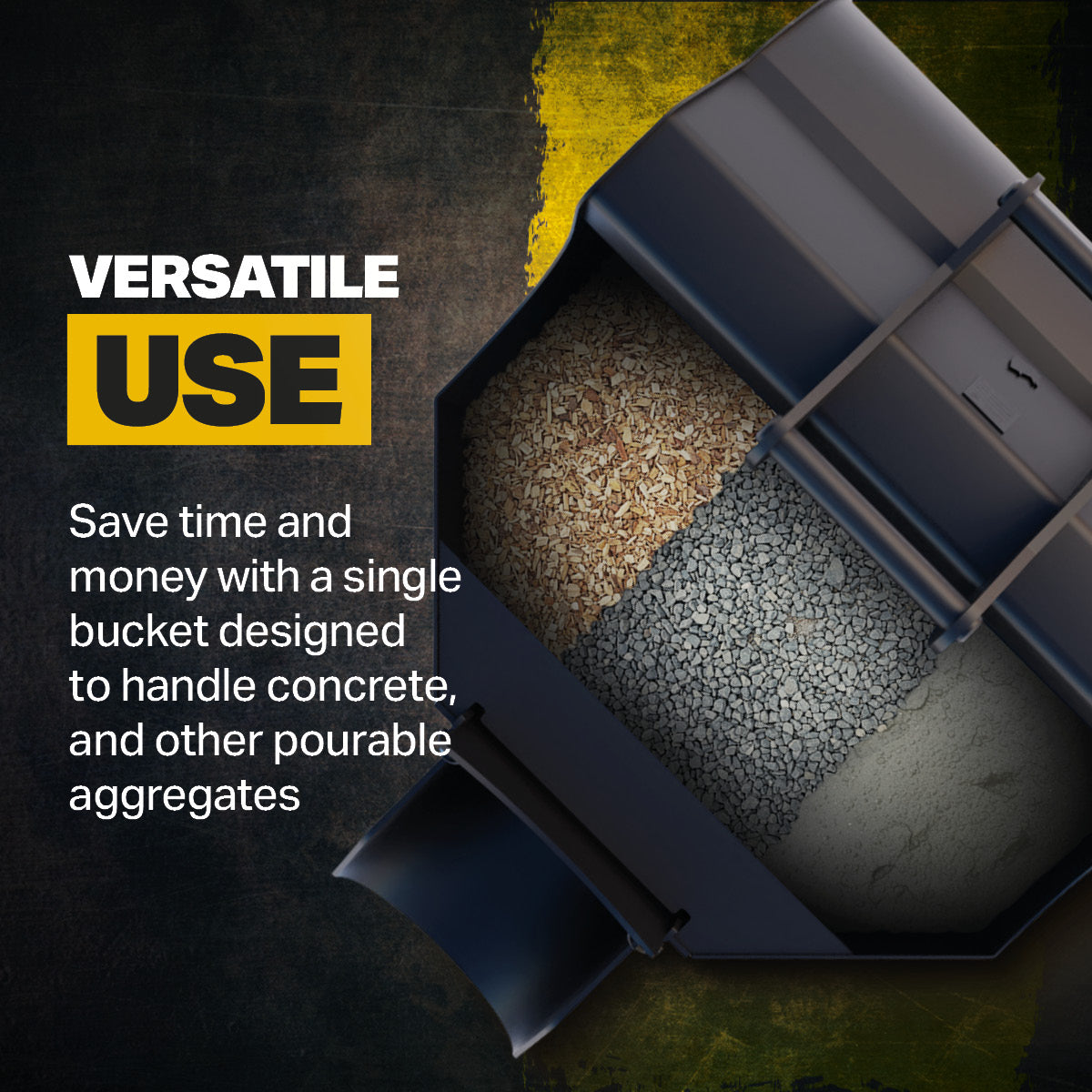S45 Tilt Rotator Concrete Pouring Bucket, Product Infographic 3